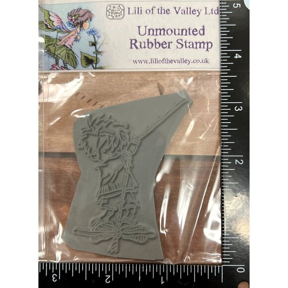 Lili Of The Valley LTD Fairy Rubber Stamp Set w/ Flowers And Whimsical Design - Picture 2 of 3